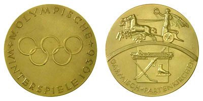 Медаль четвертых олимпийских игр