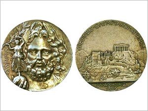 Медаль первых Олимпийских игр "Афины 1896"