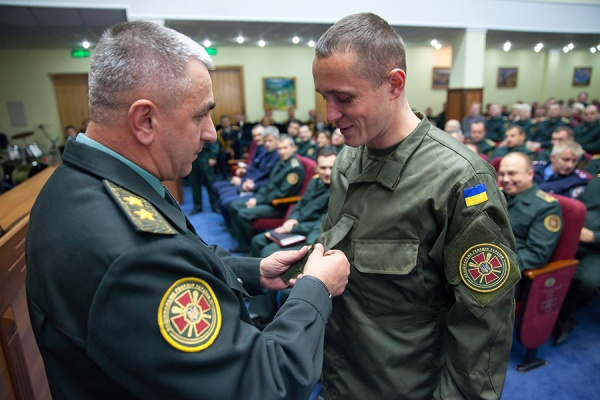 В Главном управлении Национальной гвардии прошли торжественные мероприятия накануне Дня защитника Украины