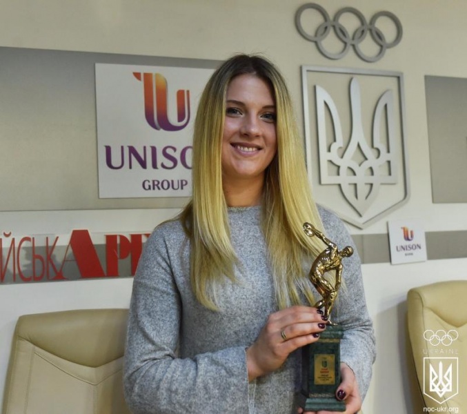 Ольга Харлан девятый раз получила награду лучшей спортсменки месяца в Украине